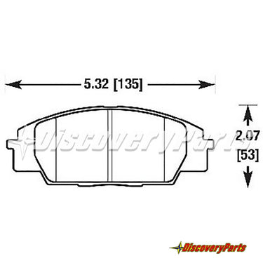 Carbotech Honda S2000 Front 2000-2009 Brake Pad Set